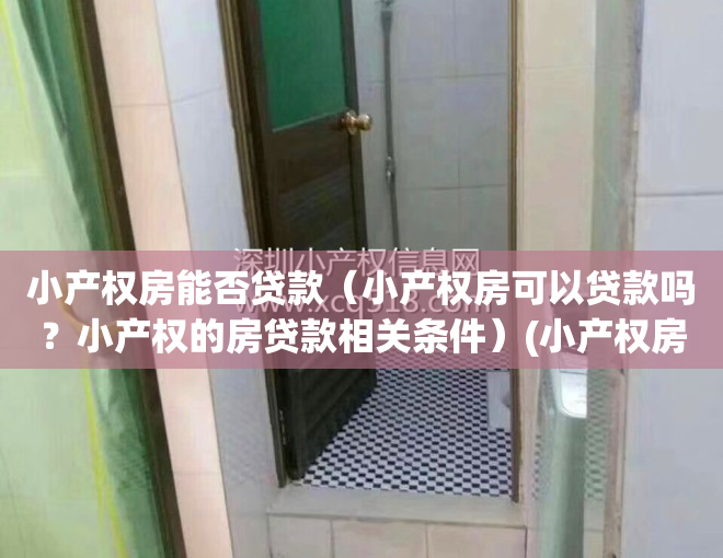 小产权房能否贷款（小产权房可以贷款吗？小产权的房贷款相关条件）(小产权房可以贷款不)