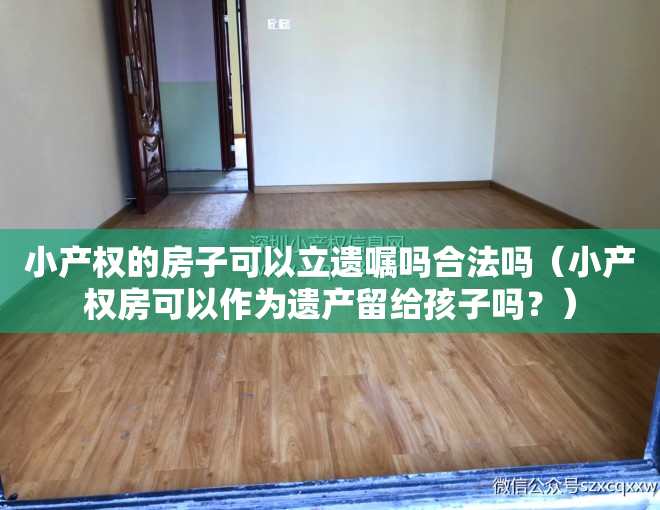 小产权的房子可以立遗嘱吗合法吗（小产权房可以作为遗产留给孩子吗？）