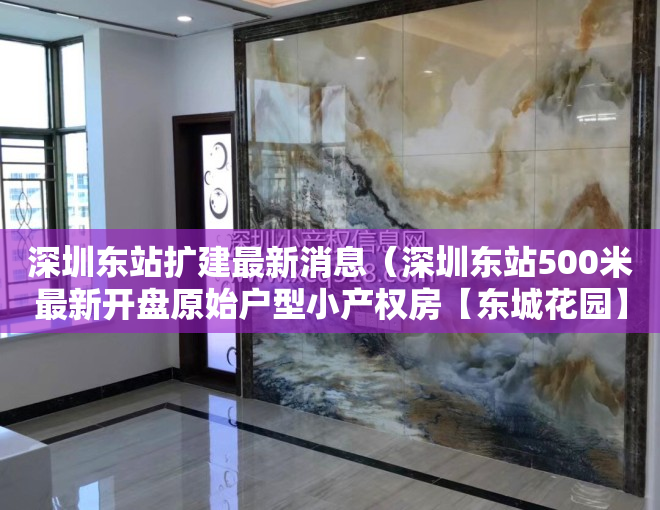 深圳东站扩建最新消息（深圳东站500米最新开盘原始户型小产权房【东城花园】精装电梯房，总价328万起，分期10年，手续齐全）