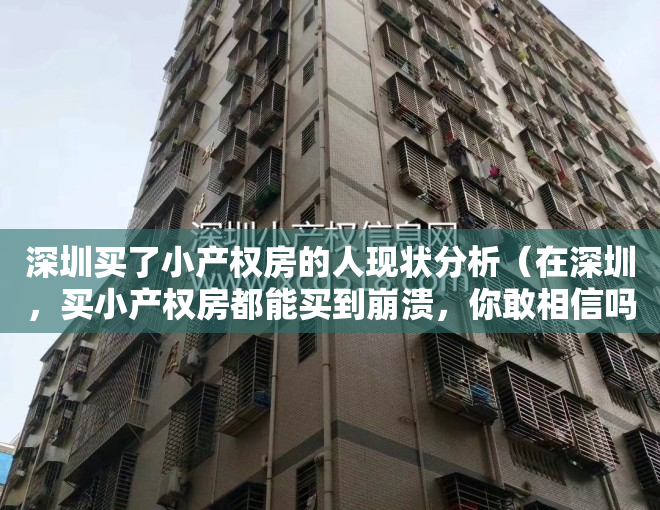 深圳买了小产权房的人现状分析（在深圳，买小产权房都能买到崩溃，你敢相信吗？）