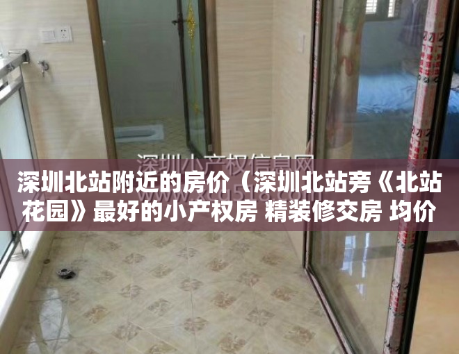 深圳北站附近的房价（深圳北站旁《北站花园》最好的小产权房 精装修交房 均价15800元起）