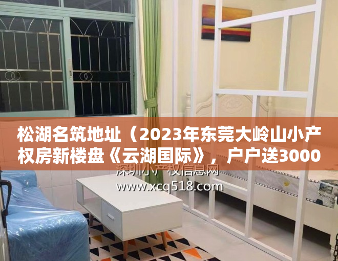 松湖名筑地址（2023年东莞大岭山小产权房新楼盘《云湖国际》，户户送3000方壕装。）