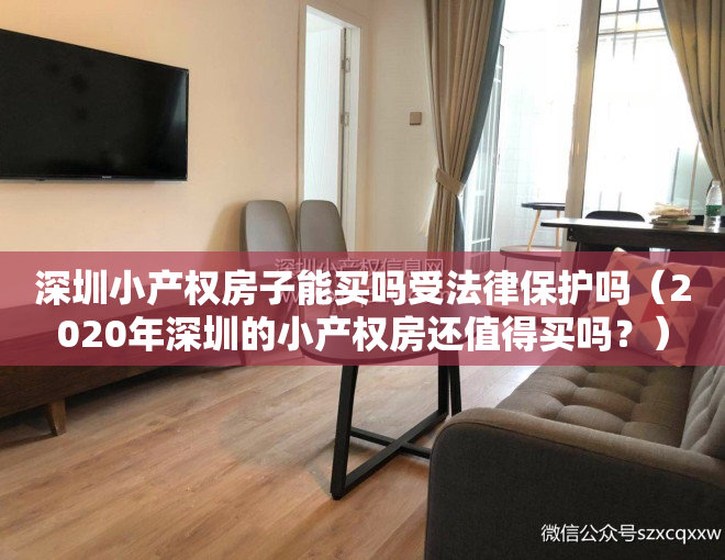 深圳小产权房子能买吗受法律保护吗（2020年深圳的小产权房还值得买吗？）
