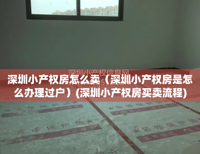 深圳小产权房怎么卖（深圳小产权房是怎么办理过户）(深圳小产权房买卖流程)