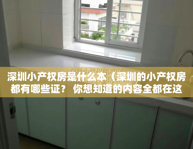 深圳小产权房是什么本（深圳的小产权房都有哪些证？ 你想知道的内容全都在这里！）