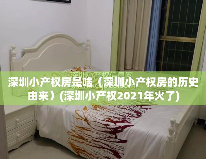 深圳小产权房是啥（深圳小产权房的历史由来）(深圳小产权2021年火了)