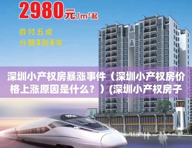 深圳小产权房暴涨事件（深圳小产权房价格上涨原因是什么？）(深圳小产权房子降价了吗)