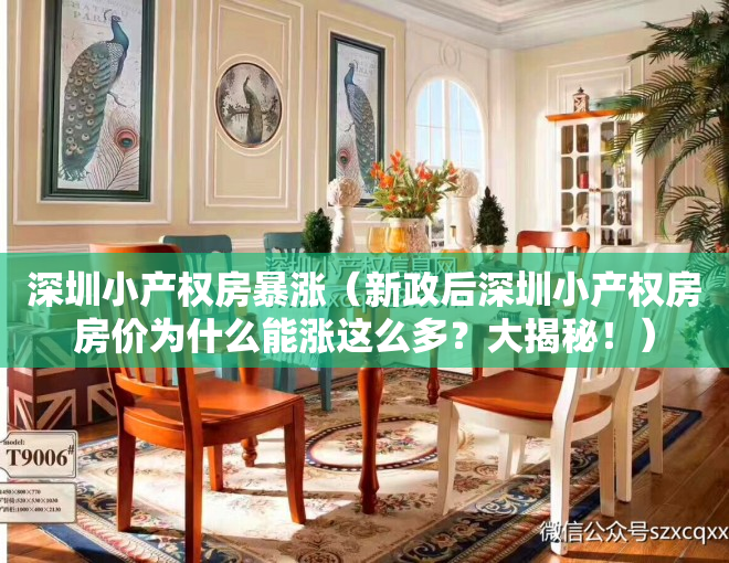 深圳小产权房暴涨（新政后深圳小产权房房价为什么能涨这么多？大揭秘！）