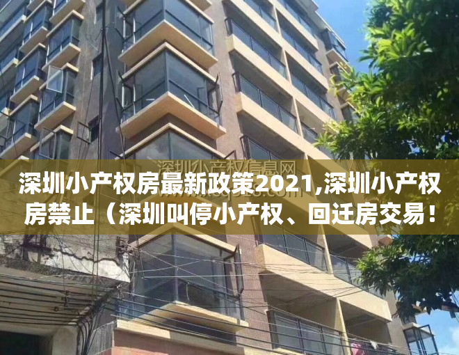 深圳小产权房最新政策2021,深圳小产权房禁止（深圳叫停小产权、回迁房交易！二手房成交量骤降超80%！_深圳新闻网）