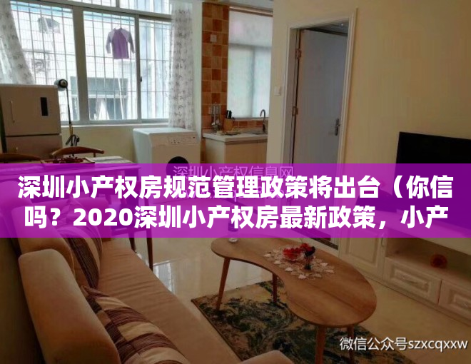 深圳小产权房规范管理政策将出台（你信吗？2020深圳小产权房最新政策，小产权要转正了！）
