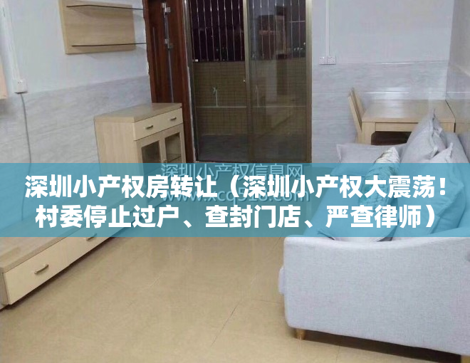 深圳小产权房转让（深圳小产权大震荡！村委停止过户、查封门店、严查律师）