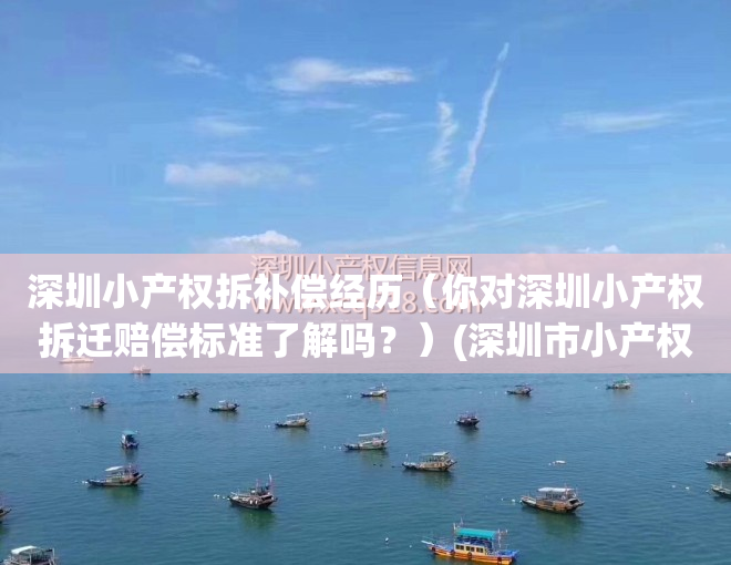 深圳小产权拆补偿经历（你对深圳小产权拆迁赔偿标准了解吗？）(深圳市小产权房拆迁补偿)