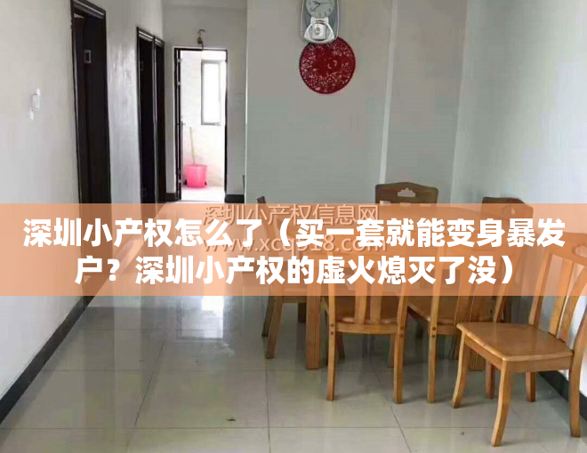 深圳小产权怎么了（买一套就能变身暴发户？深圳小产权的虚火熄灭了没）