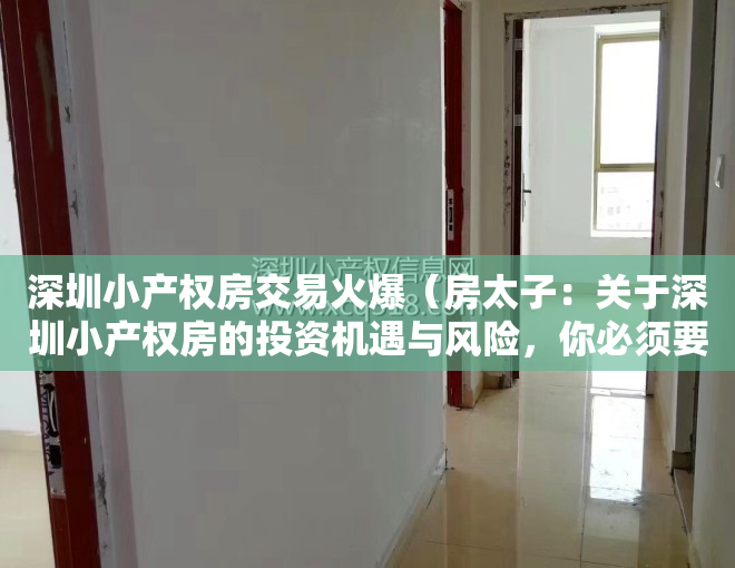 深圳小产权房交易火爆（房太子：关于深圳小产权房的投资机遇与风险，你必须要知道）