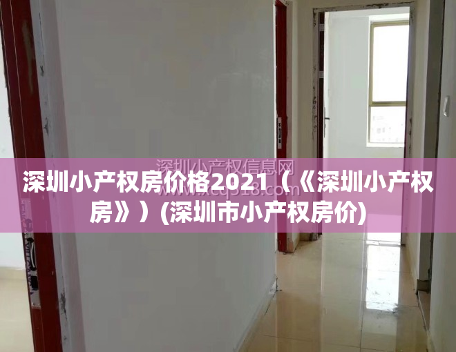深圳小产权房价格2021（《深圳小产权房》）(深圳市小产权房价)