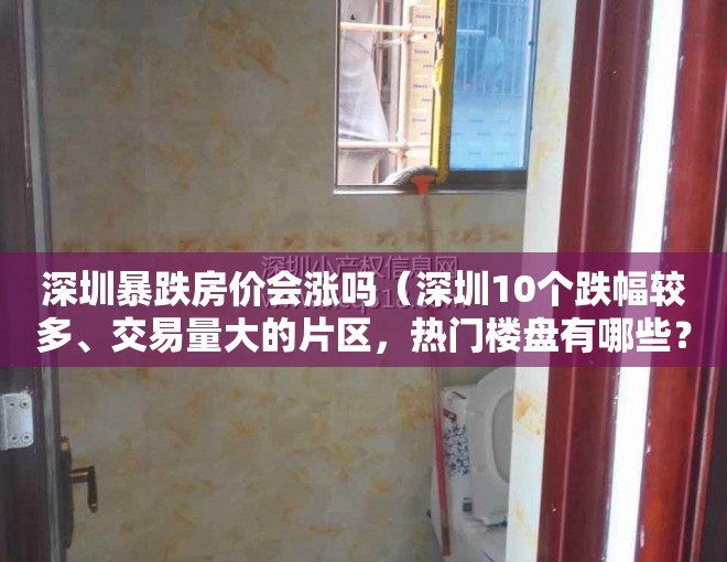 深圳暴跌房价会涨吗（深圳10个跌幅较多、交易量大的片区，热门楼盘有哪些？）