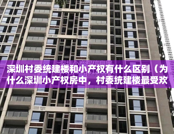 深圳村委统建楼和小产权有什么区别（为什么深圳小产权房中，村委统建楼最受欢迎？）