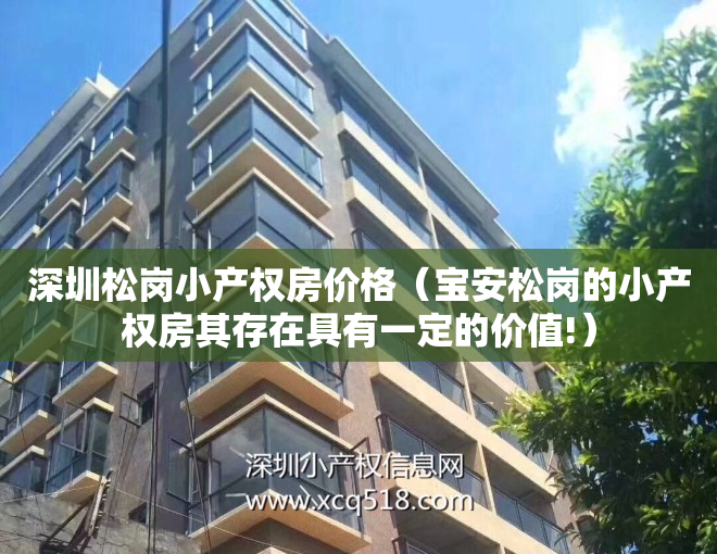 深圳松岗小产权房价格（宝安松岗的小产权房其存在具有一定的价值!）