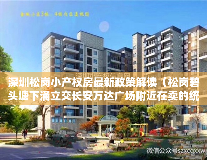 深圳松岗小产权房最新政策解读（松岗碧头塘下涌立交长安万达广场附近在卖的统建楼小产权房）
