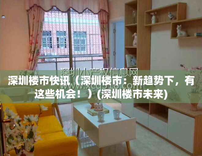 深圳楼市快讯（深圳楼市：新趋势下，有这些机会！）(深圳楼市未来)