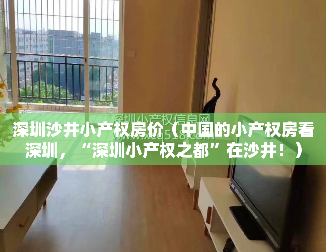 深圳沙井小产权房价（中国的小产权房看深圳，“深圳小产权之都”在沙井！）
