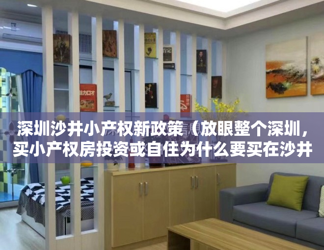 深圳沙井小产权新政策（放眼整个深圳，买小产权房投资或自住为什么要买在沙井？）