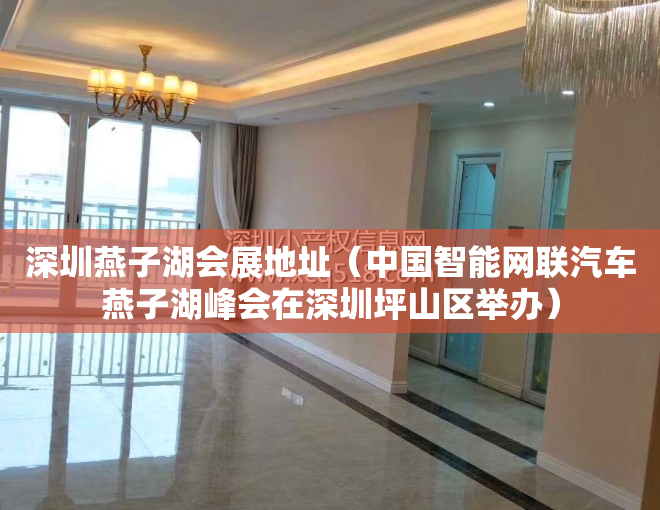深圳燕子湖会展地址（中国智能网联汽车燕子湖峰会在深圳坪山区举办）