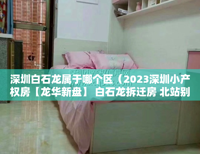 深圳白石龙属于哪个区（2023深圳小产权房【龙华新盘】 白石龙拆迁房 北站别苑  两 房总价 828万起）