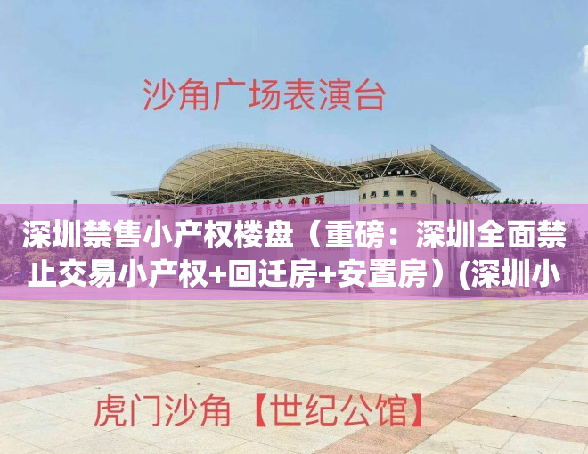深圳禁售小产权楼盘（重磅：深圳全面禁止交易小产权+回迁房+安置房）(深圳小产权房最新政策2021,深圳小产权房禁止)