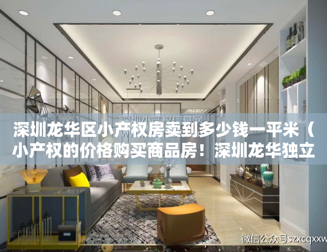 深圳龙华区小产权房卖到多少钱一平米（小产权的价格购买商品房！深圳龙华独立红本公寓单价18万起《裕龙城》​龙华中心区独立红本房！有房产证！一房二房三房全部精装修交房）