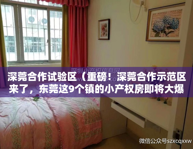 深莞合作试验区（重磅！深莞合作示范区来了，东莞这9个镇的小产权房即将大爆发）