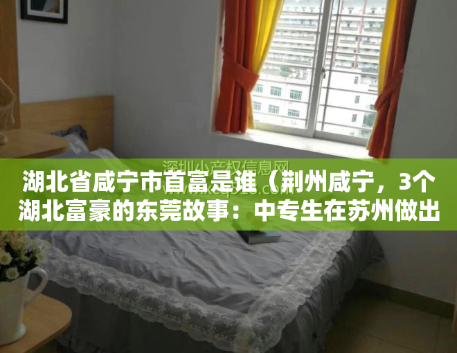 湖北省咸宁市首富是谁（荆州咸宁，3个湖北富豪的东莞故事：中专生在苏州做出科创板公司）