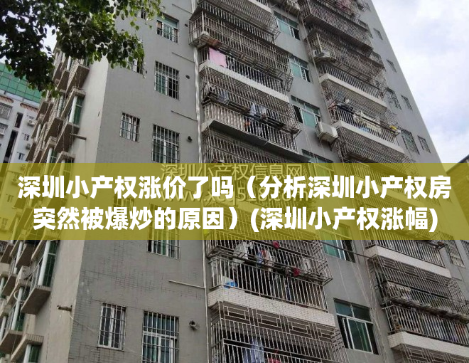 深圳小产权涨价了吗（分析深圳小产权房突然被爆炒的原因）(深圳小产权涨幅)