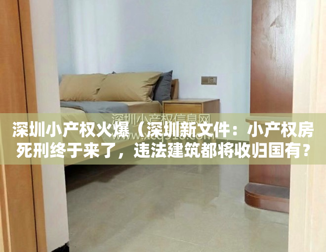 深圳小产权火爆（深圳新文件：小产权房死刑终于来了，违法建筑都将收归国有？）