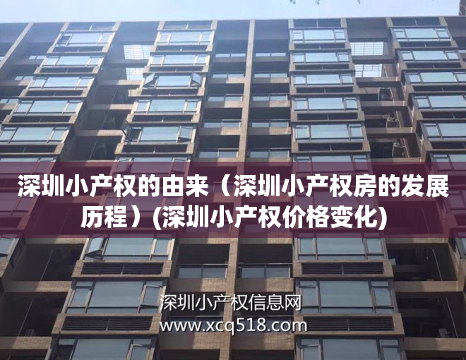 深圳小产权的由来（深圳小产权房的发展历程）(深圳小产权价格变化)