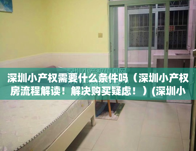 深圳小产权需要什么条件吗（深圳小产权房流程解读！解决购买疑虑！）(深圳小产权的政策)