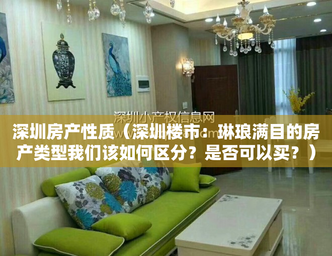深圳房产性质（深圳楼市：琳琅满目的房产类型我们该如何区分？是否可以买？）