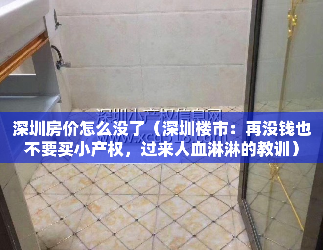 深圳房价怎么没了（深圳楼市：再没钱也不要买小产权，过来人血淋淋的教训）