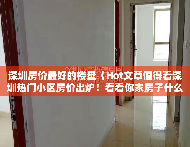 深圳房价最好的楼盘（Hot文章值得看深圳热门小区房价出炉！看看你家房子什么价位？）