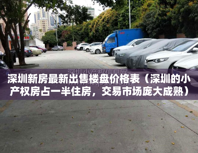深圳新房最新出售楼盘价格表（深圳的小产权房占一半住房，交易市场庞大成熟）