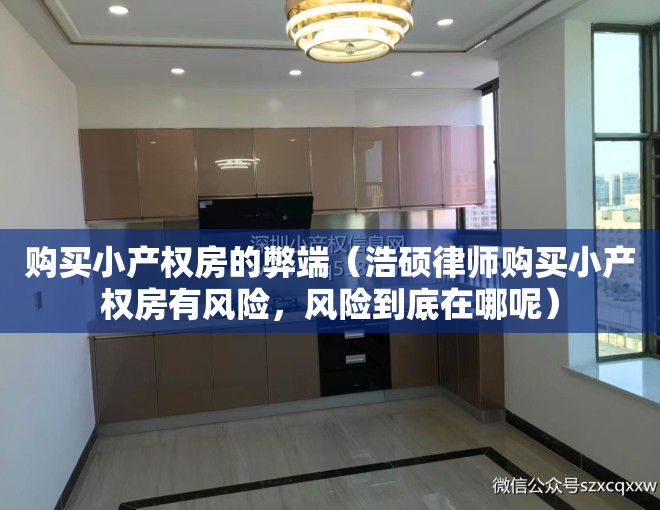 购买小产权房的弊端（浩硕律师购买小产权房有风险，风险到底在哪呢）