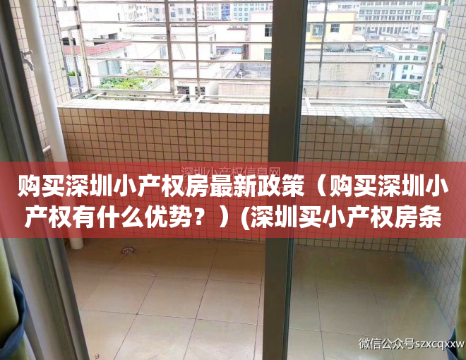 购买深圳小产权房最新政策（购买深圳小产权有什么优势？）(深圳买小产权房条件)