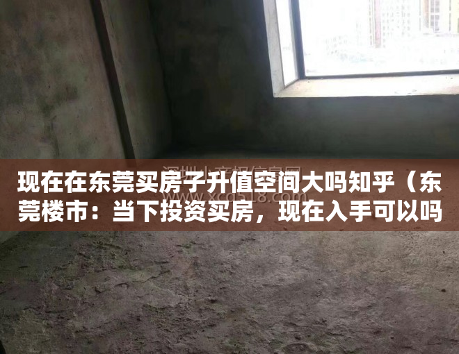 现在在东莞买房子升值空间大吗知乎（东莞楼市：当下投资买房，现在入手可以吗？）