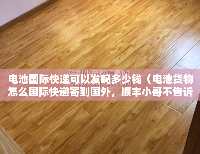 电池国际快递可以发吗多少钱（电池货物怎么国际快递寄到国外，顺丰小哥不告诉你的，我来说）