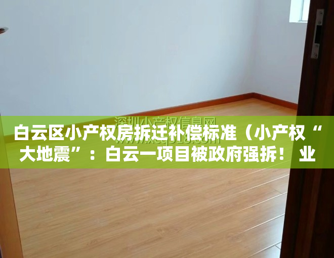 白云区小产权房拆迁补偿标准（小产权“大地震”：白云一项目被政府强拆！ 业主喊冤 投诉无门！）