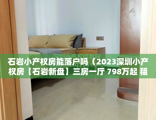 石岩小产权房能落户吗（2023深圳小产权房【石岩新盘】三房一厅 798万起 租2800元 【汇龙豪庭二期】）