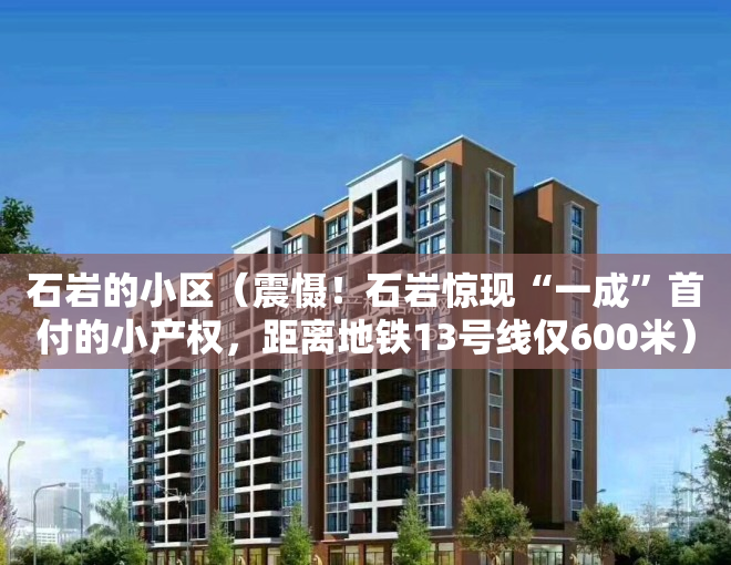 石岩的小区（震慑！石岩惊现“一成”首付的小产权，距离地铁13号线仅600米）