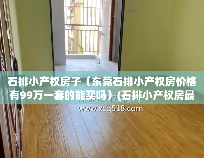 石排小产权房子（东莞石排小产权房价格有99万一套的能买吗）(石排小产权房最新价格)