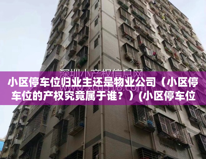 小区停车位归业主还是物业公司（小区停车位的产权究竟属于谁？）(小区停车位归谁所有)