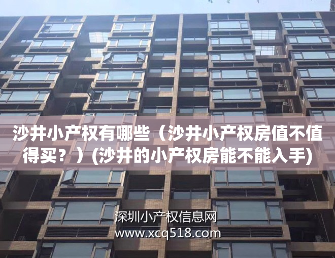 沙井小产权有哪些（沙井小产权房值不值得买？）(沙井的小产权房能不能入手)